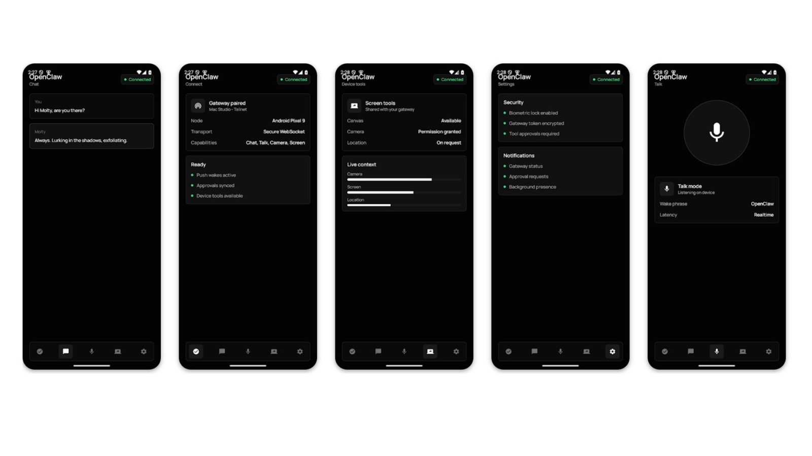 إطلاق تطبيق OpenClaw للذكاء الاصطناعي على الهواتف