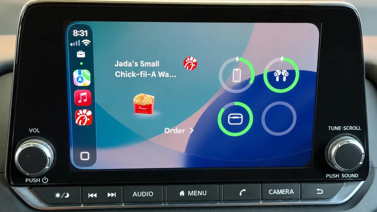 تجربة فوائد CarPlay غير مذكورة
