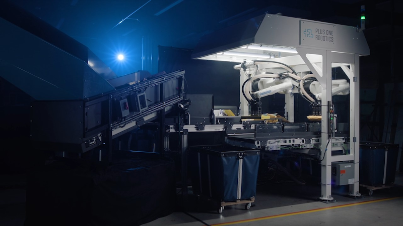 Plus One Robotics تعرض أتمتة المستودعات مباشرة